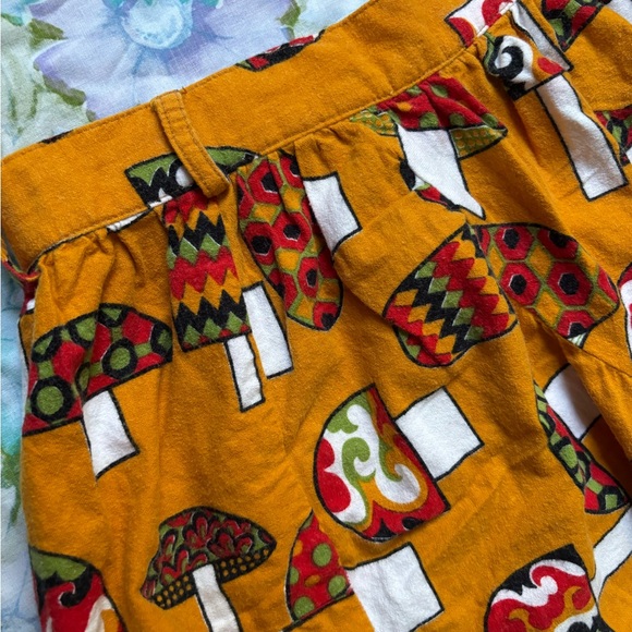 - vintage muchacha japanese brand mushroom asymmetrical hem midi skirt - - Picture 2 of 5